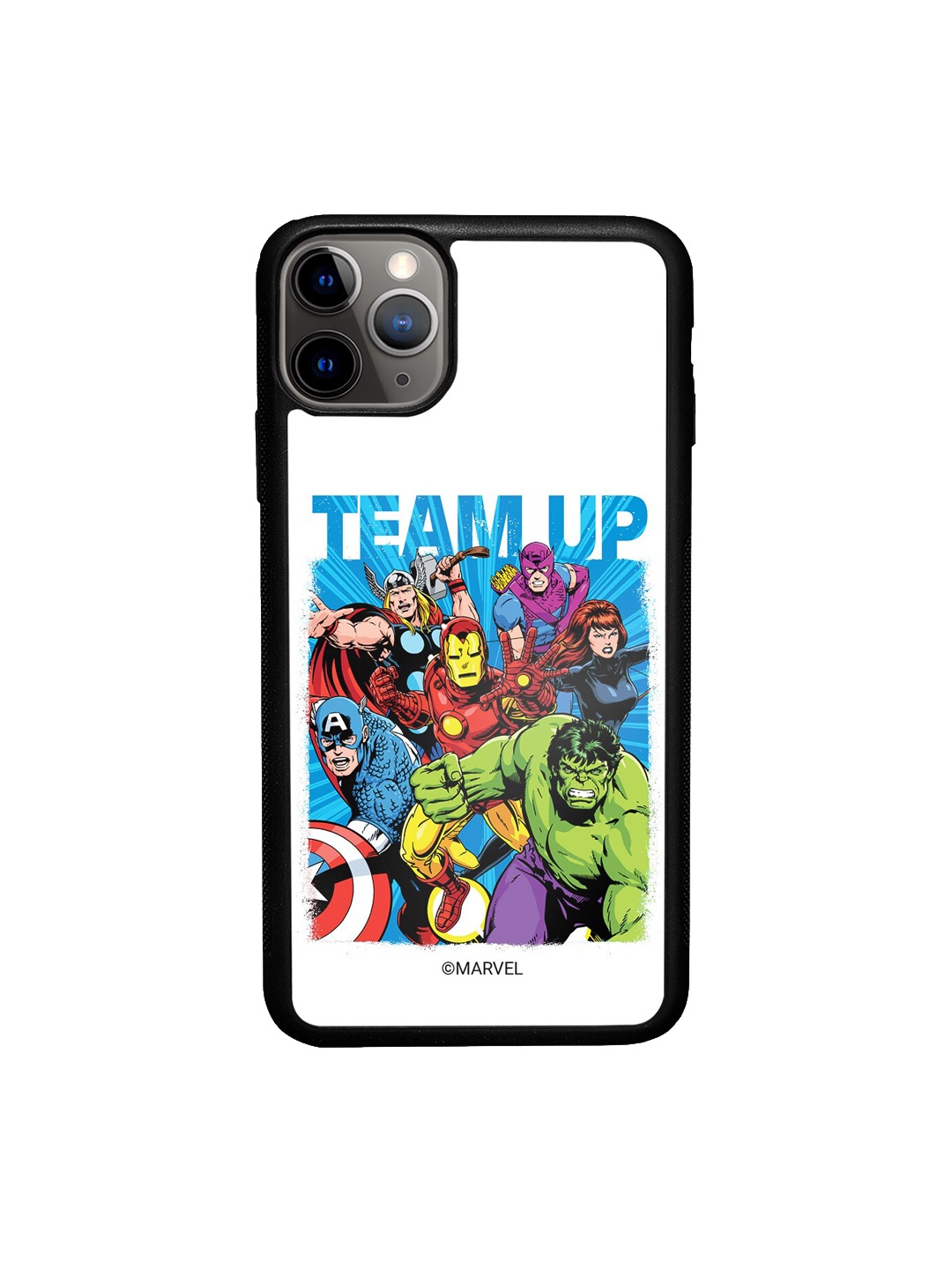 

macmerise Team Up Printed iPhone 11 Pro Bumper Case, White