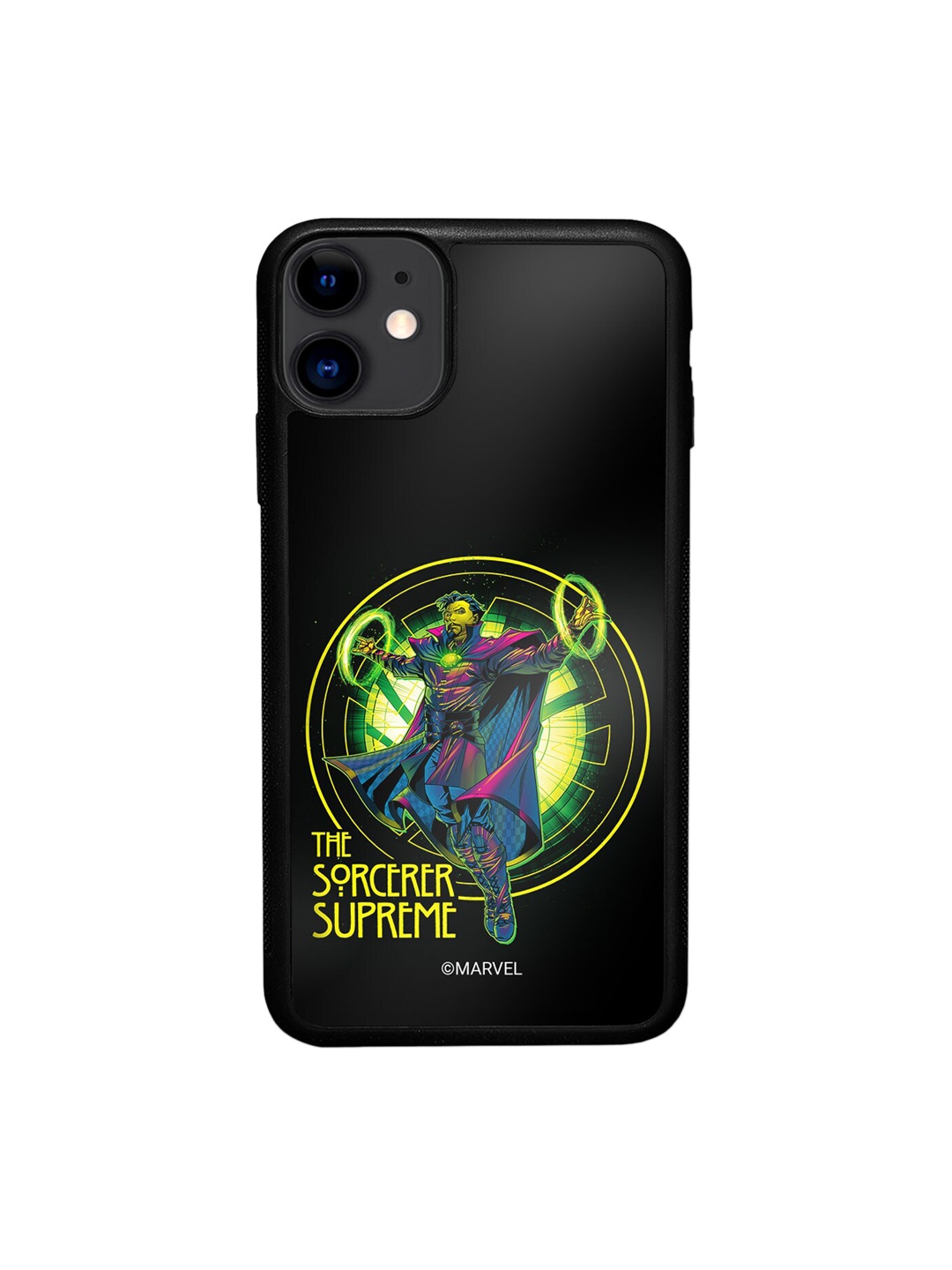 

macmerise The Sorcerer Supreme Design iPhone 11 Bumper Phone Back Case, Black