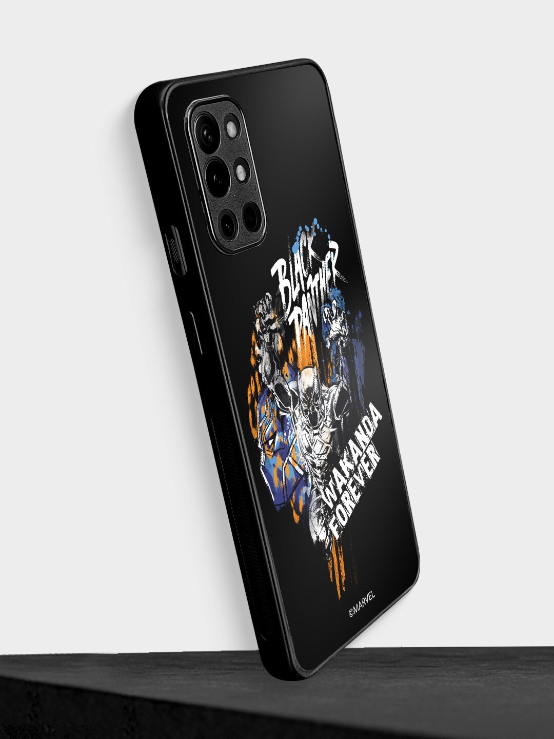 

macmerise Black Panther Sketch Design Printed OnePlus 9R Bumper Case