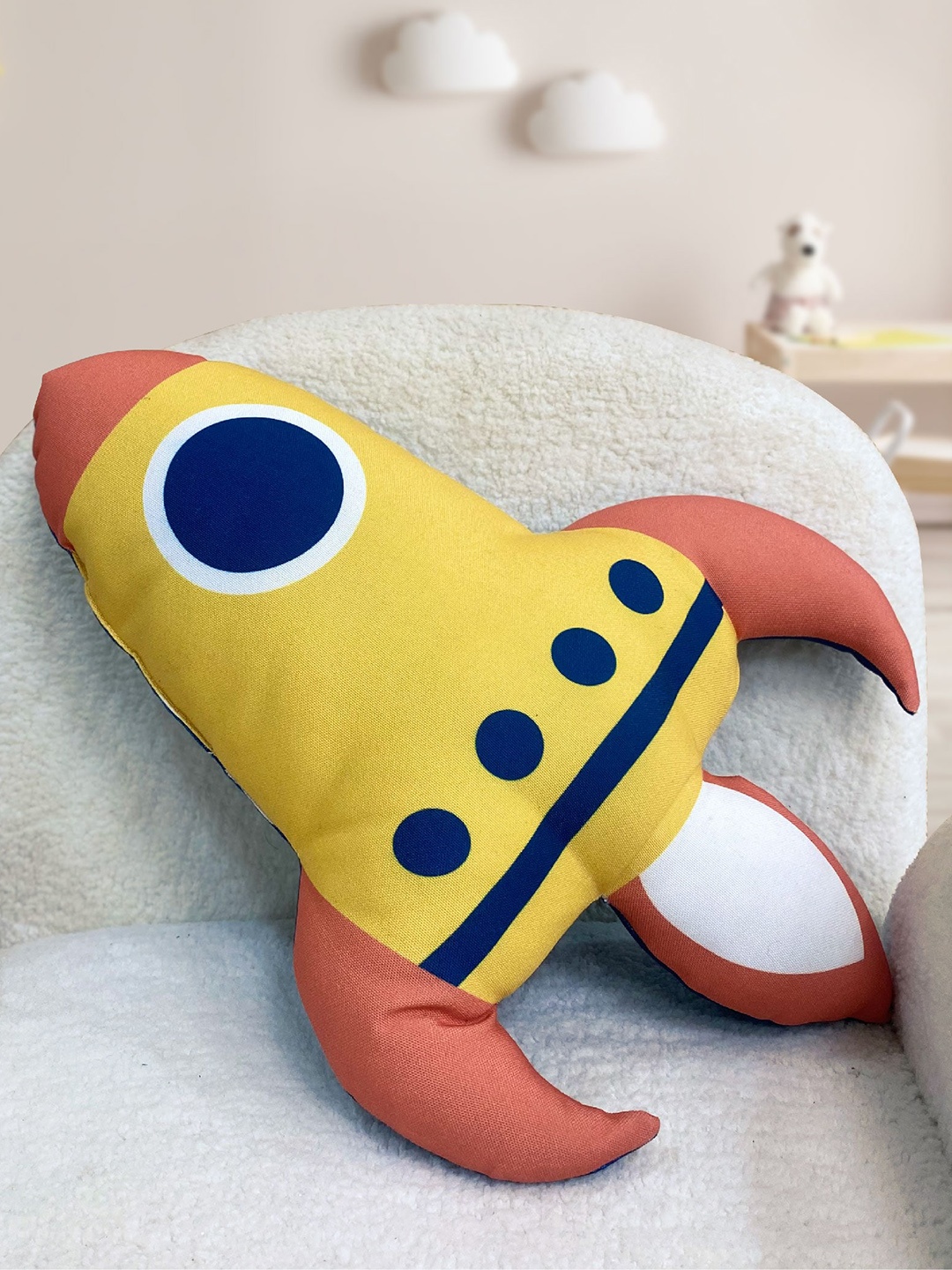 

Smartsters Yellow Space Rudder Sensory Cushion