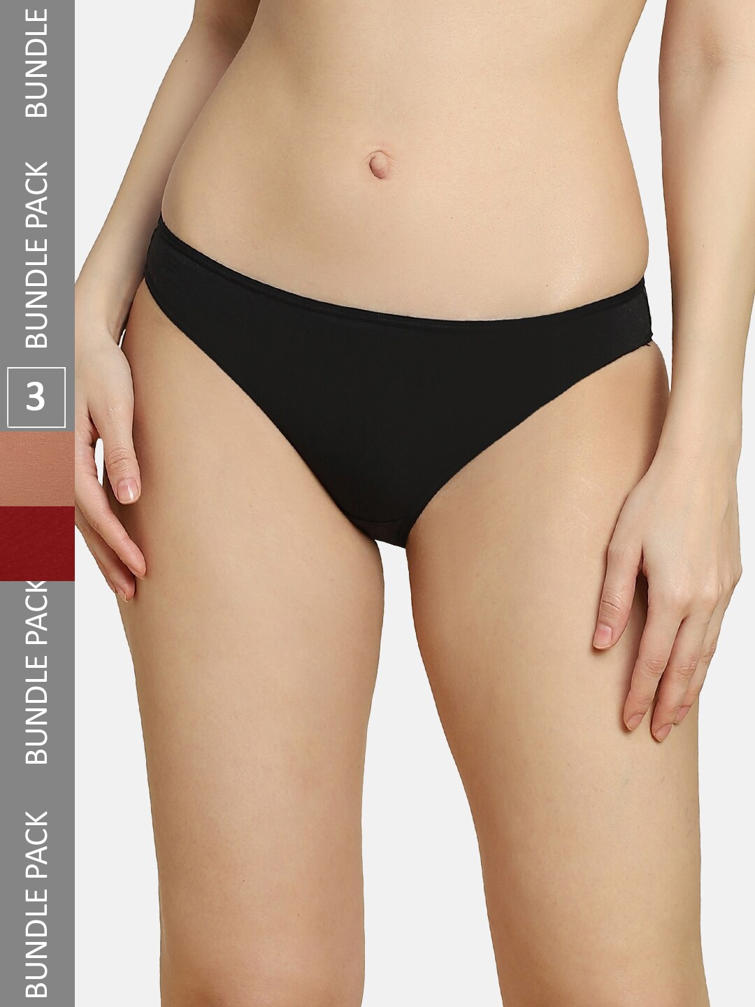 

Triumph Women Pack Of 3 Anti-Odour Hipster Briefs, Black