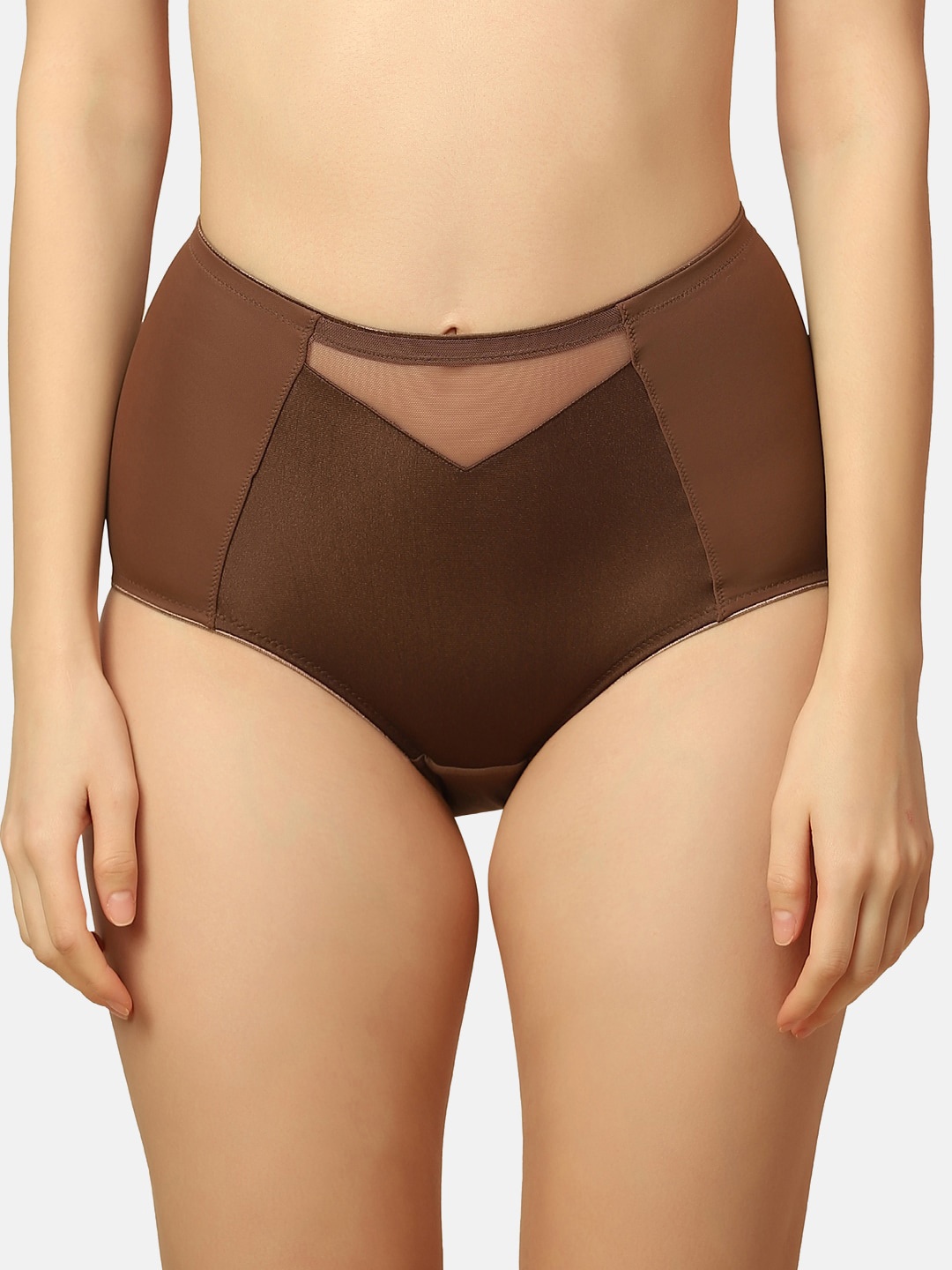 

Triumph Women High Rise Anti-Odour Hipster Brief, Brown