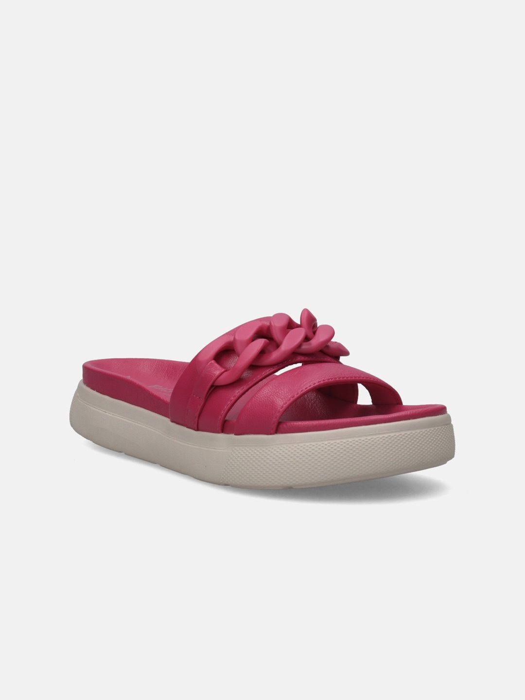

BAGATT Dalia Women Embellished Open Toe Slip On Flats, Pink