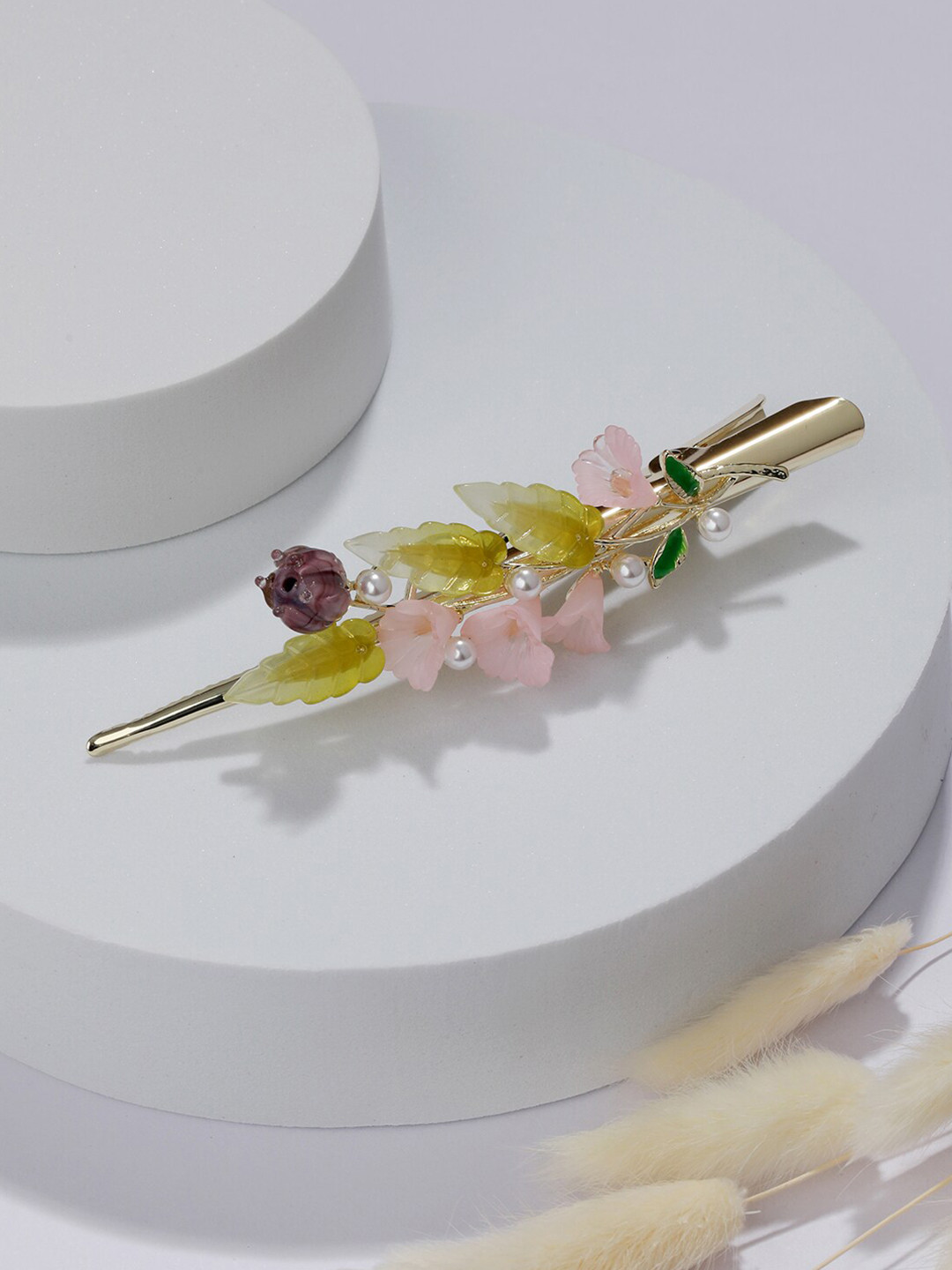 

Jazz and Sizzle Women Alligator Hair Clip, Pink