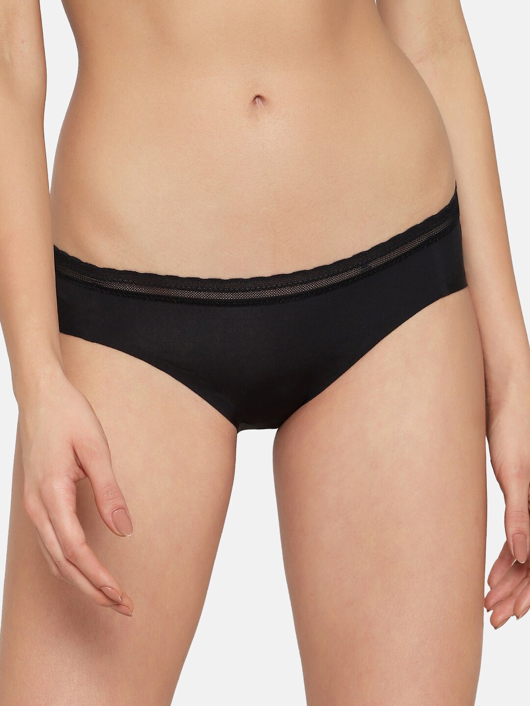 

Sloggi Women Low-Rise Anti Odour Seamless Hipster Briefs, Black