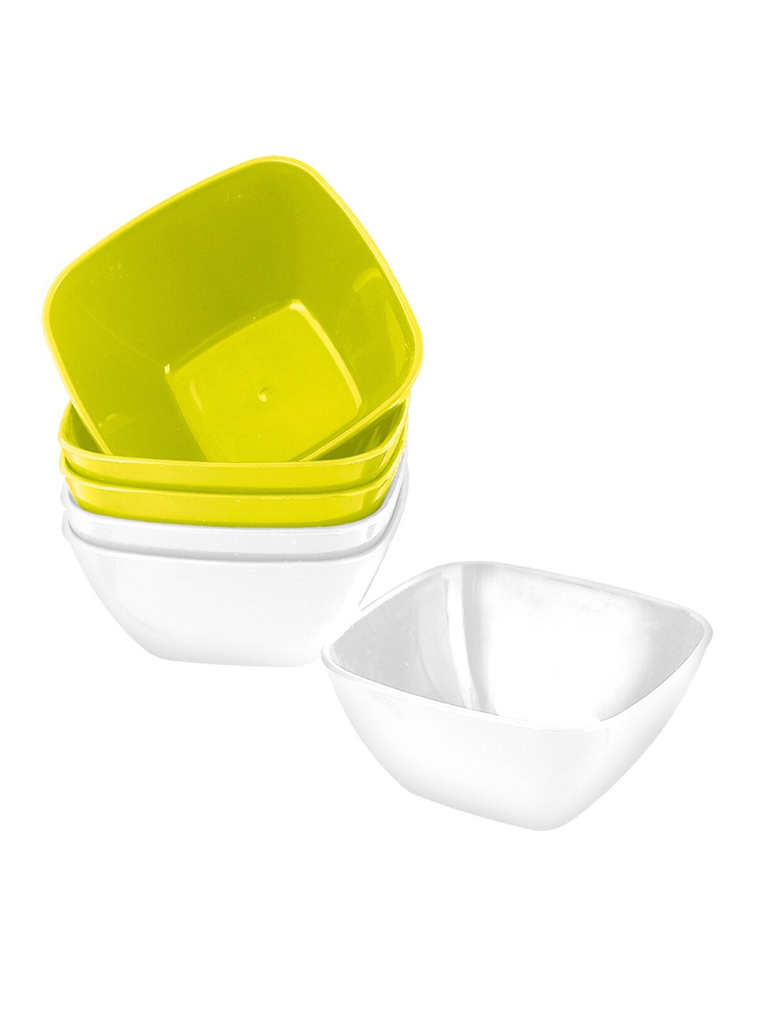 

Kuber Industries Yellow & White 6-Pieces Microwave Safe Bowls-250 ml Each