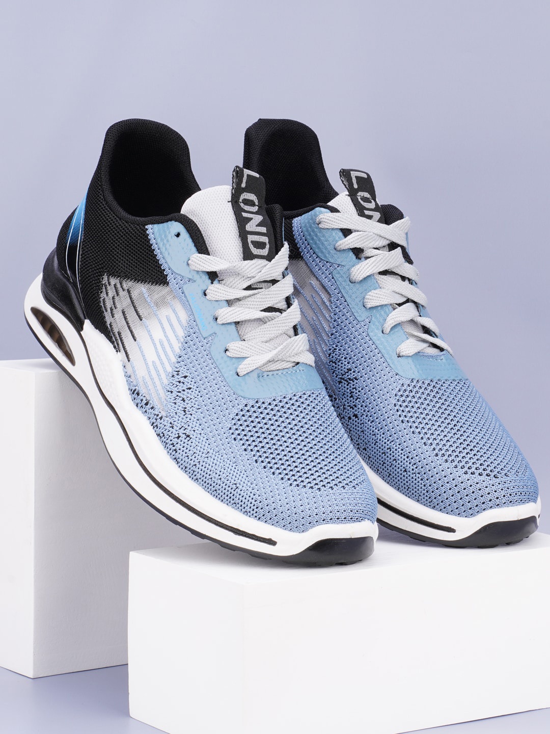

RapidBox Men Woven Design Mesh Basics Sneakers, Grey