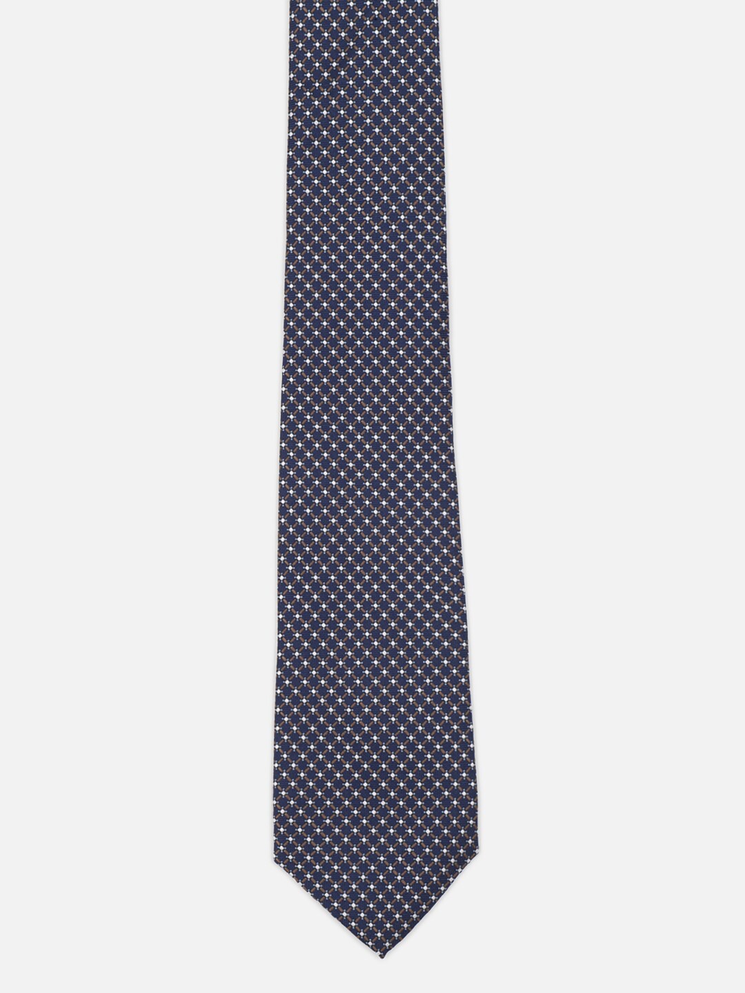 

Peter England Men Printed Broad Tie, Navy blue