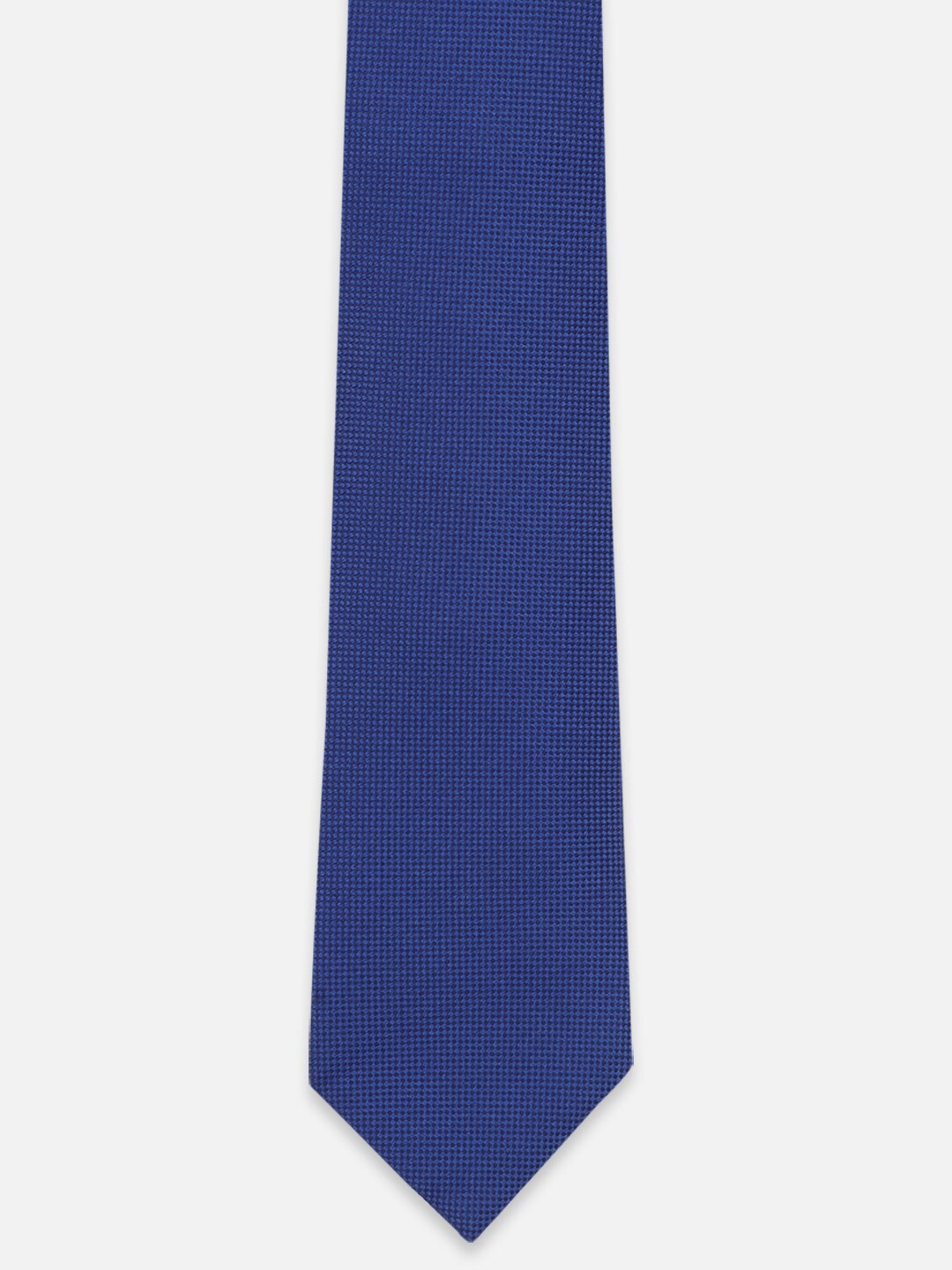 

Peter England Men Woven Design Formal Broad Tie, Blue