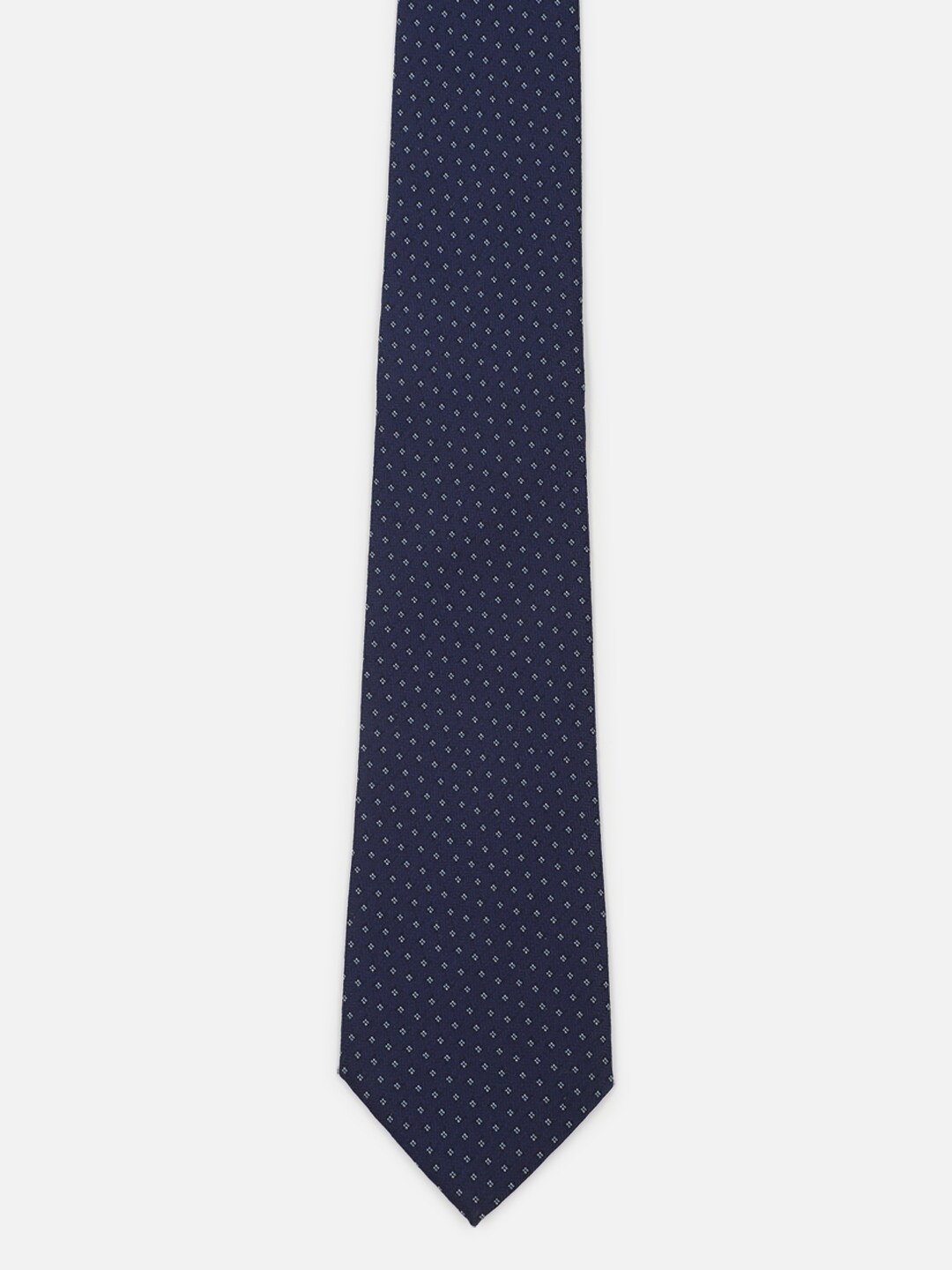 

Peter England Men Printed Broad Tie, Navy blue