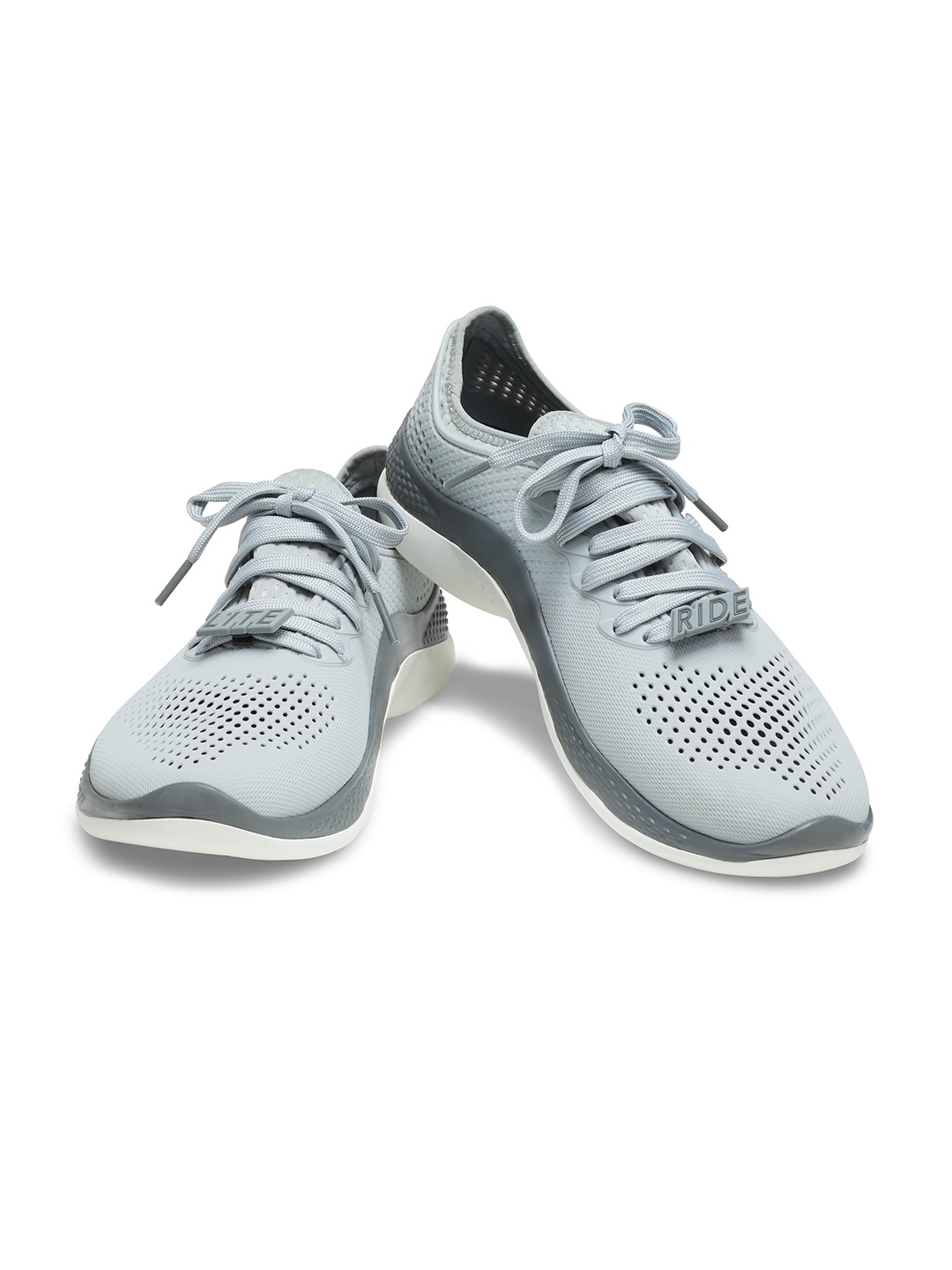 

Crocs Men Perforated Sneakers, Grey