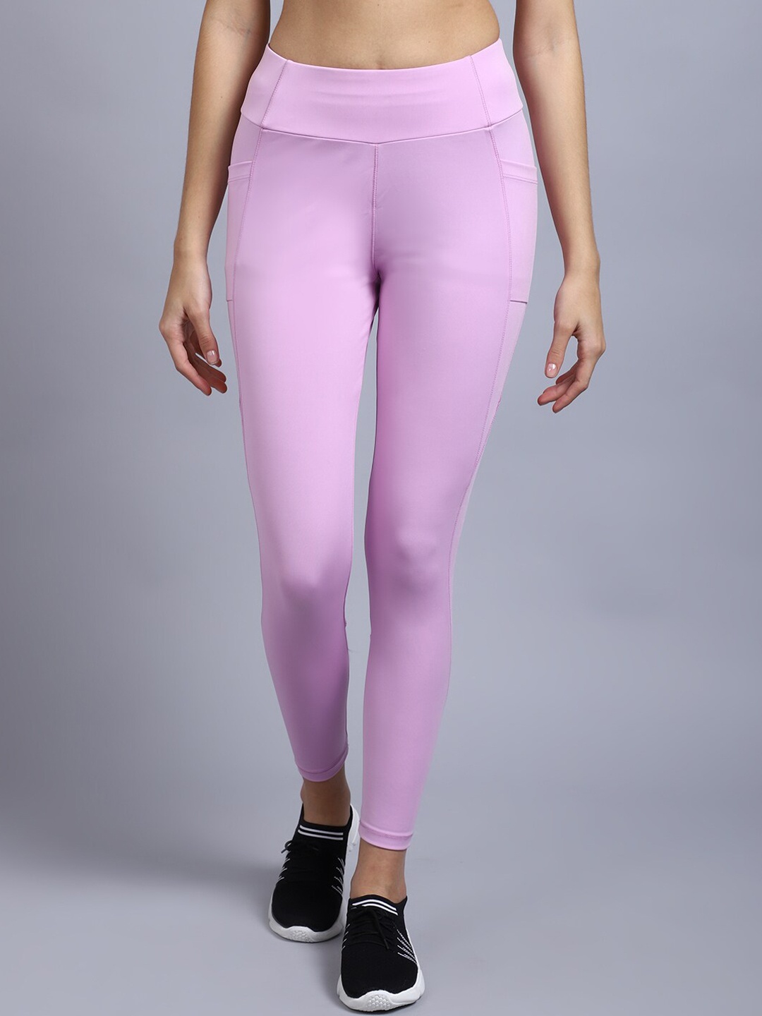 

PERFKT-U Women Regular Fit Rapid Dry Tights, Purple