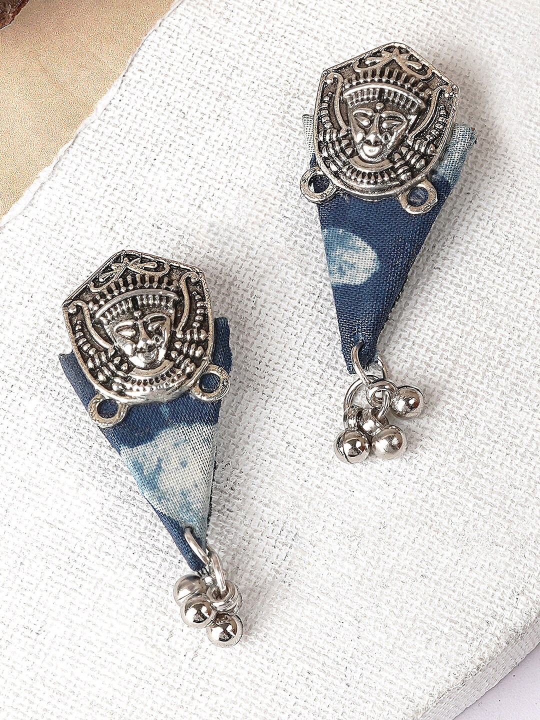 

TEEJH Dhryti Contemporary Drop Earrings, Silver