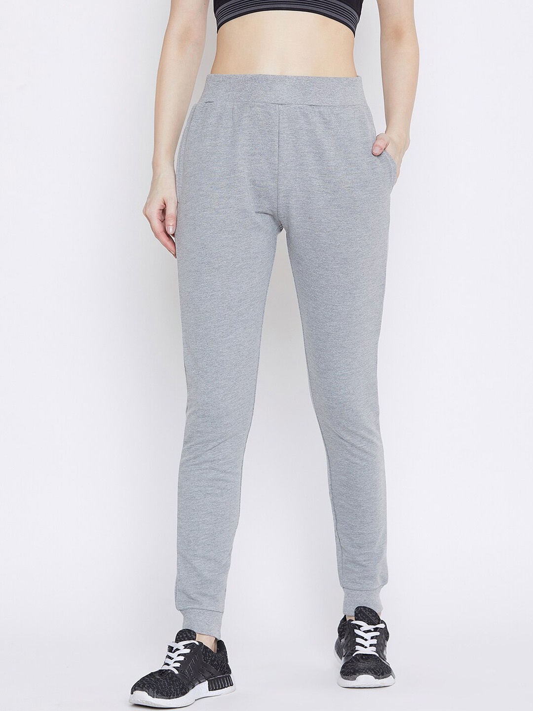 

PERFKT-U Women Regular Fit Track Pants, Grey