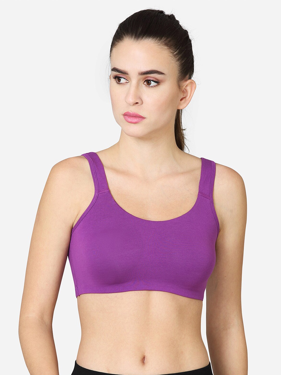 

VStar Non-Padded Non-Wired All Day Comfort Medium Coverage Sports Bra, Purple