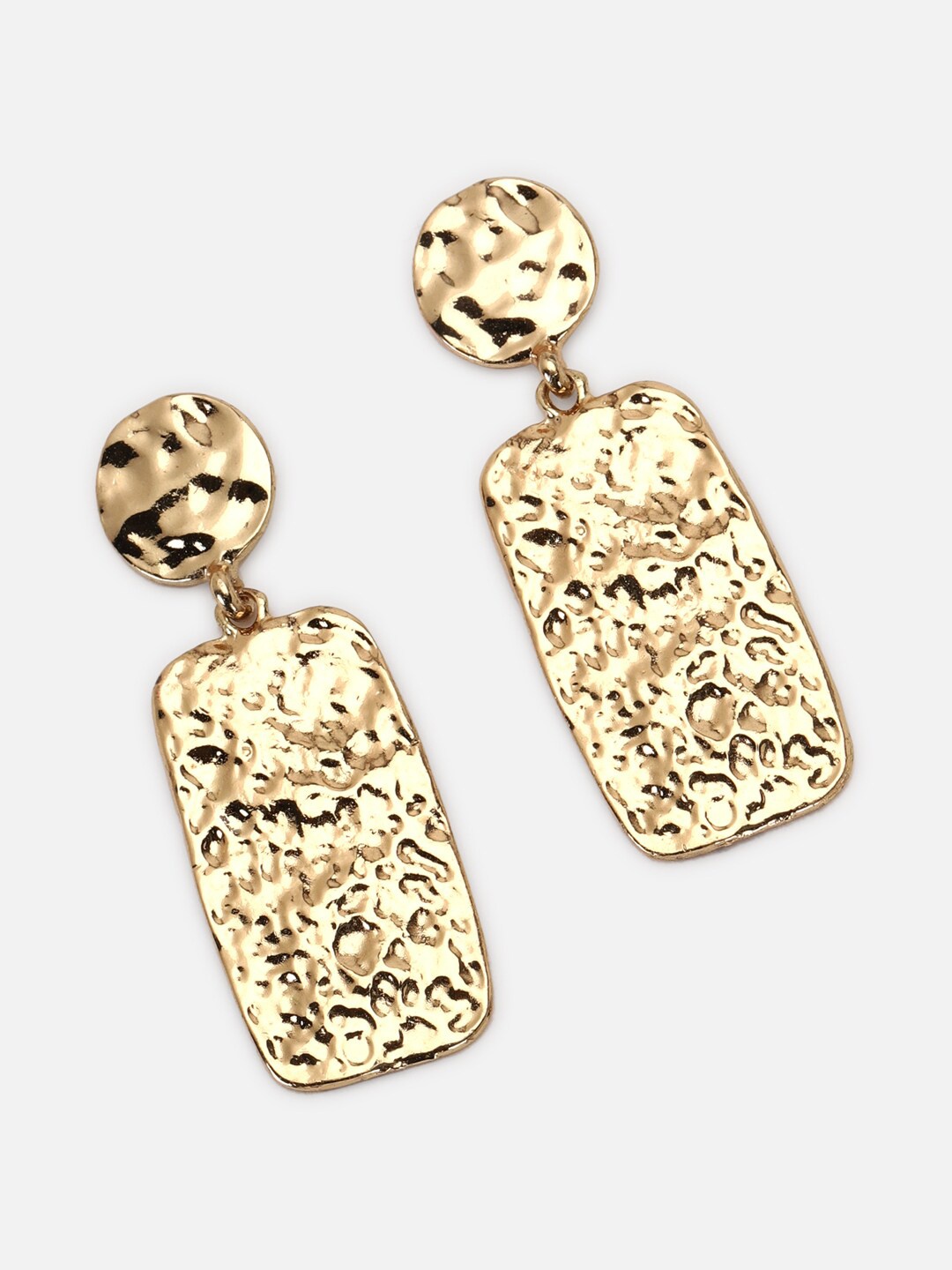 

FOREVER 21 Gold-Toned Contemporary Drop Earrings