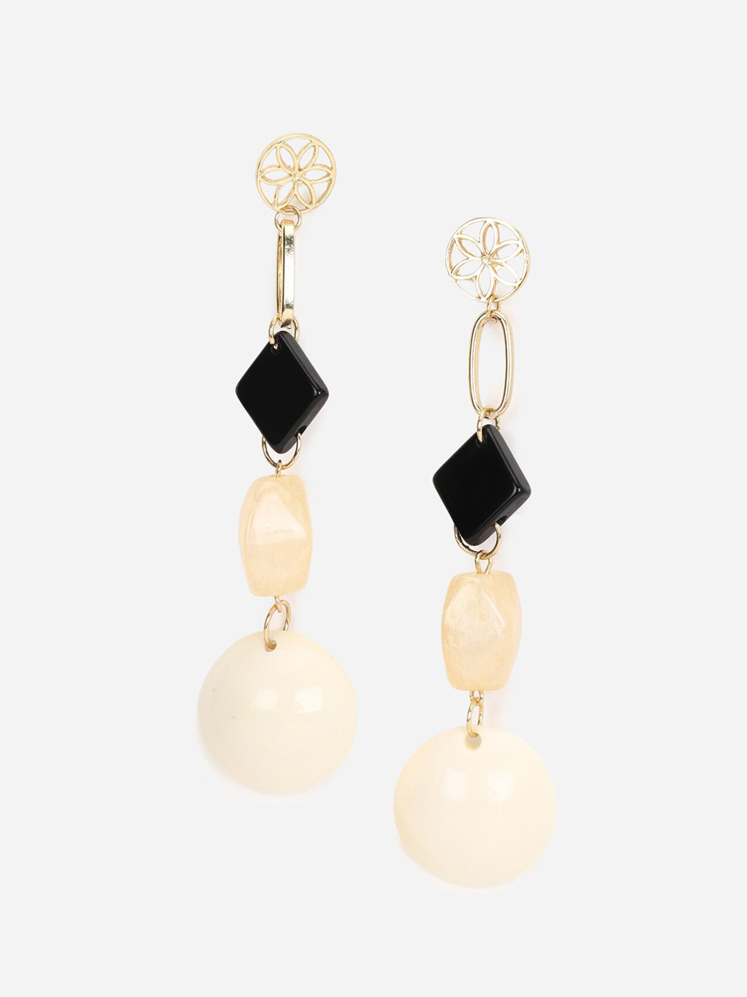 

FOREVER 21 Metal Contemporary Drop Earrings, Gold