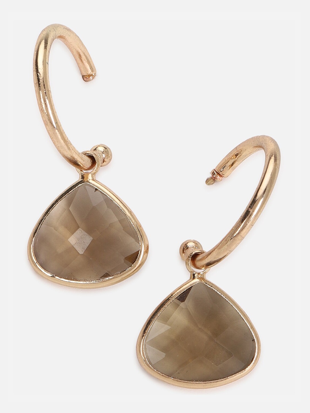 

FOREVER 21 Brown Contemporary Drop Earrings