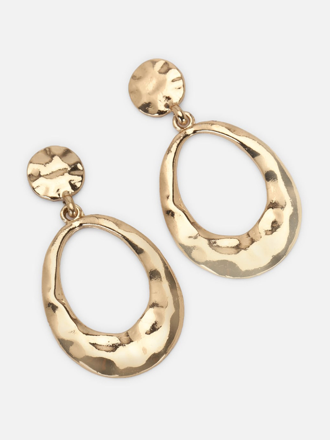 

FOREVER 21 Gold-Toned Contemporary Drop-Earrings