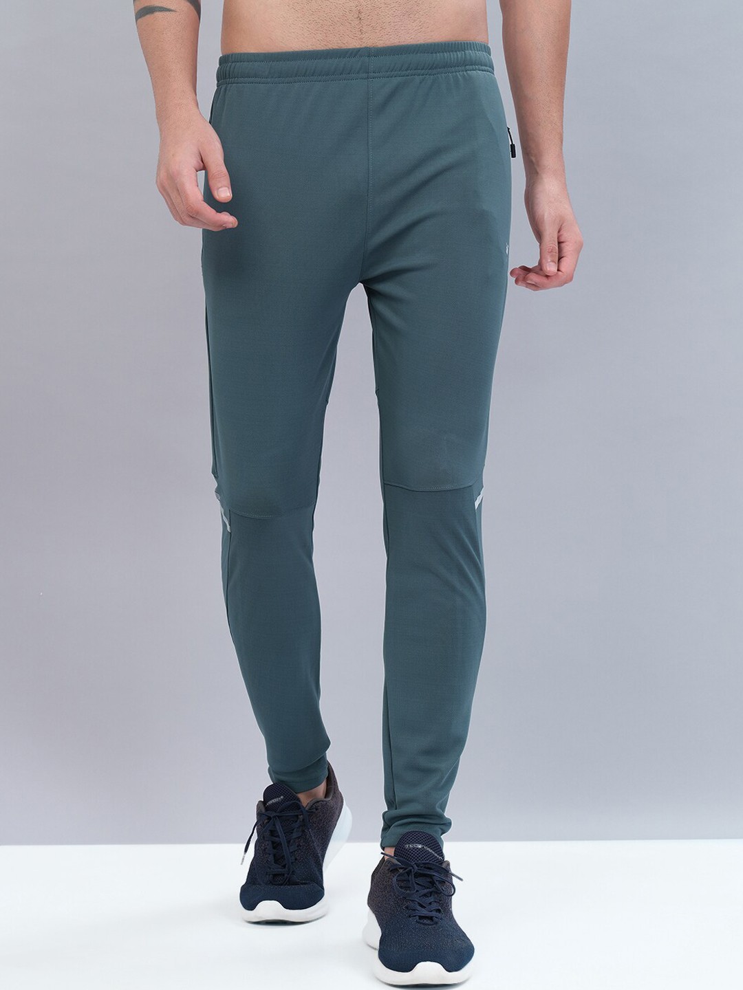 

Technosport Men Rapid Dry Active Slim Fit Trackpants, Green