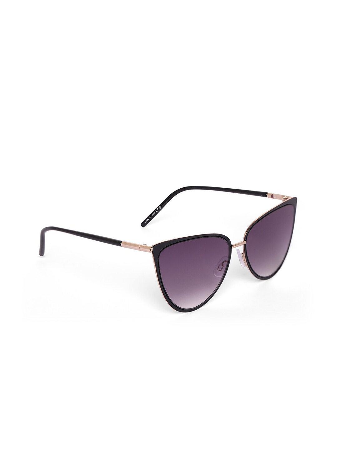 

ALDO Women Full Rim Regular Lens Cateye Sunglasses- 684070901889, Black