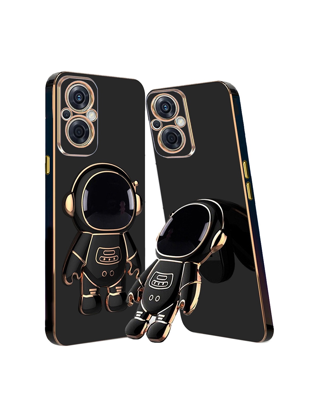 

Karwan Oppo F21 Pro 5G Phone Back Case With Astronaut Holster Stand, Black
