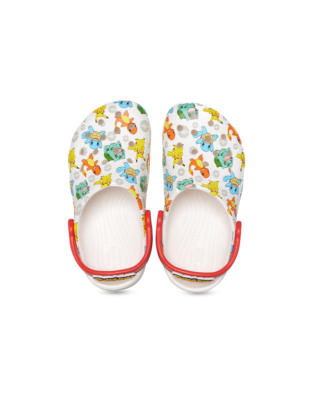 

Crocs Kids Printed Croslite Clogs, White