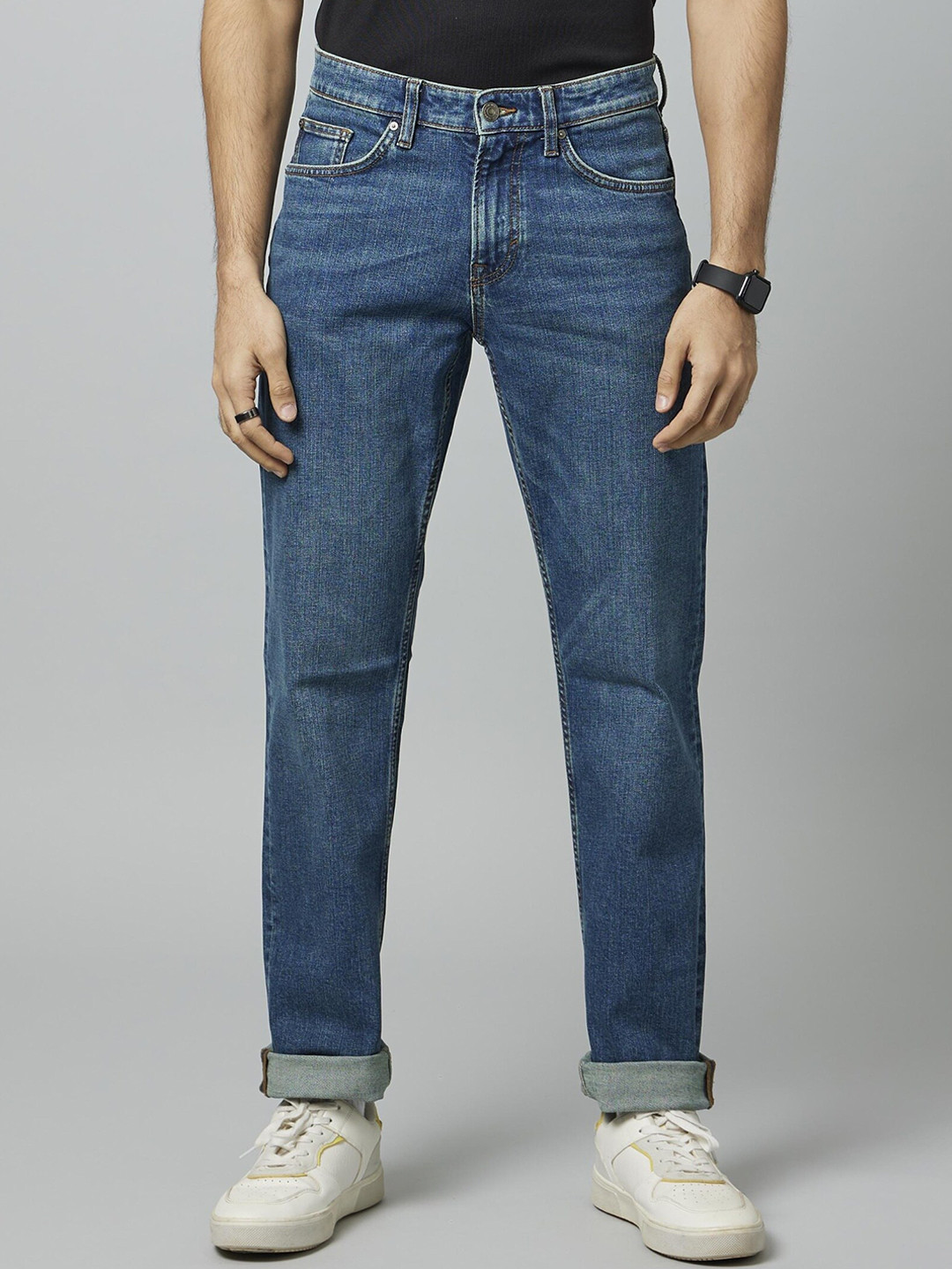 

Celio Men Mid-Rise Light Shade Light Fade Jean Stretchable Jeans, Blue