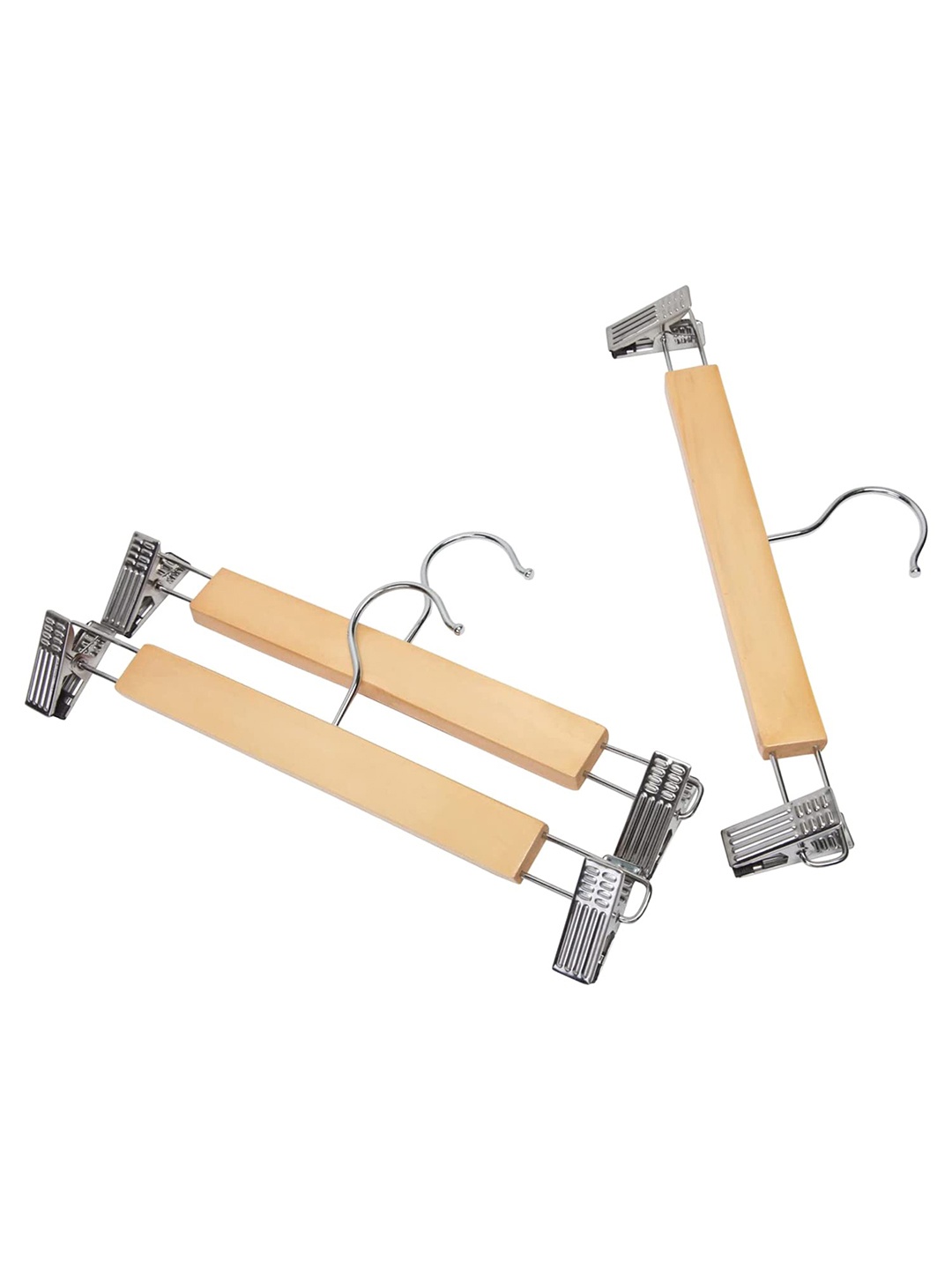 

Kuber Industries Brown 3 Pieces Closet Hanger