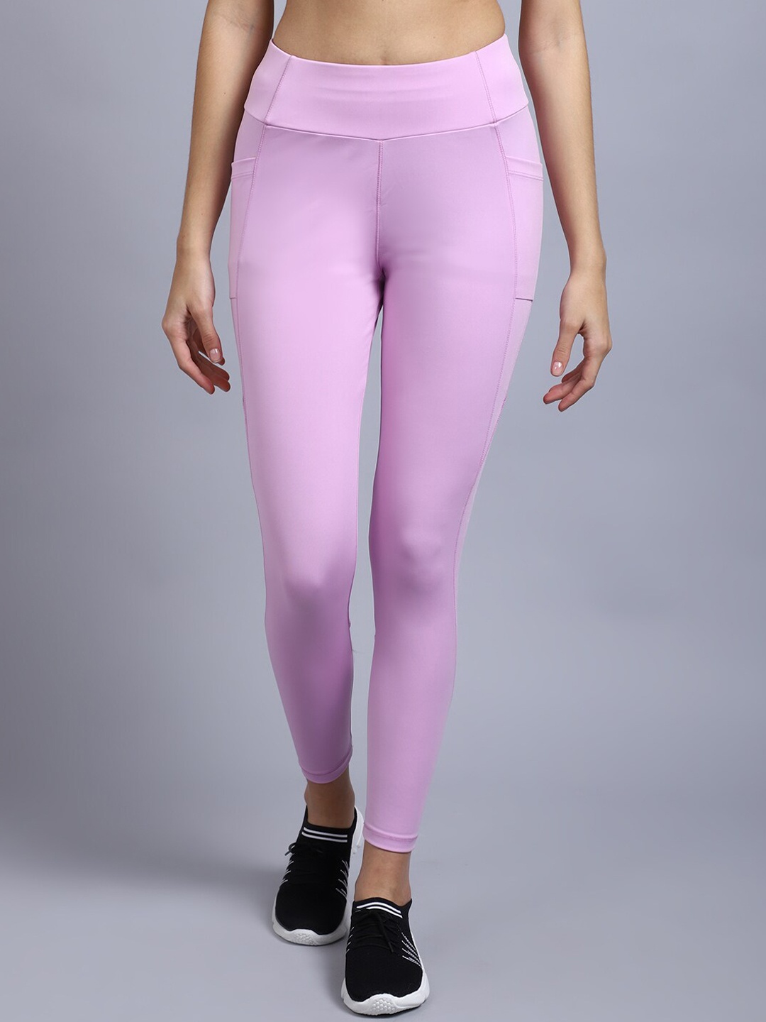 

PERFKT-U Women Regular Fit Rapid Dry Tights, Purple