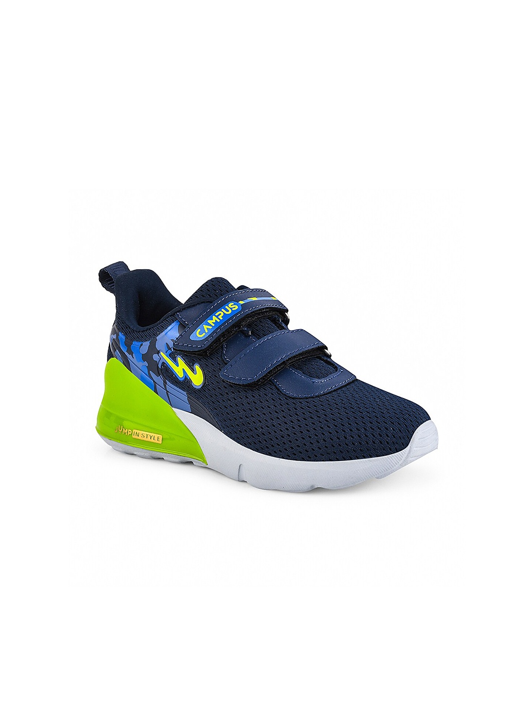 

Campus Kids Mesh Walking Non-Marking Sports Shoes, Navy blue