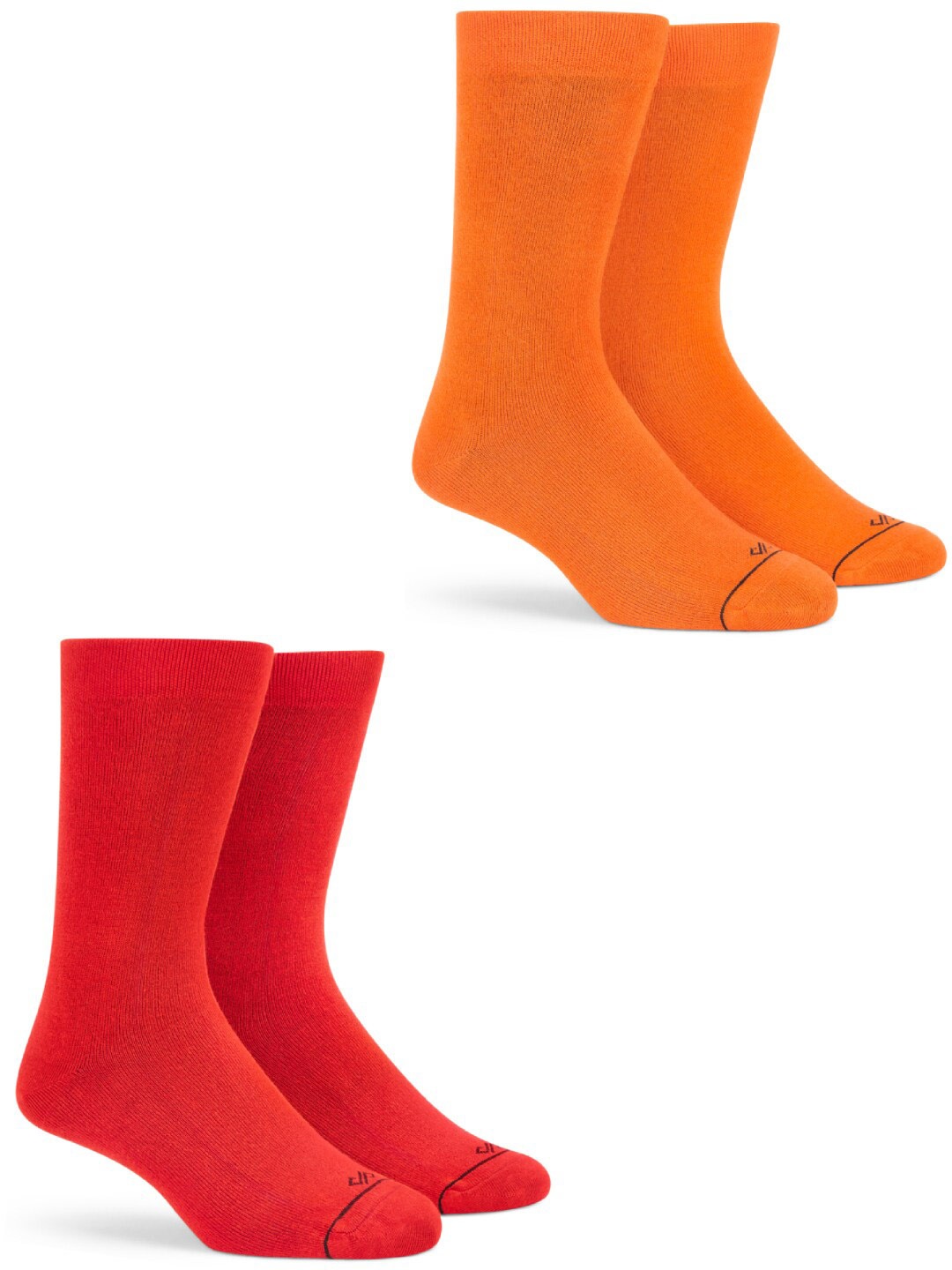 

Dynamocks Pack Of 2 Calf Length Bamboo Socks, Orange