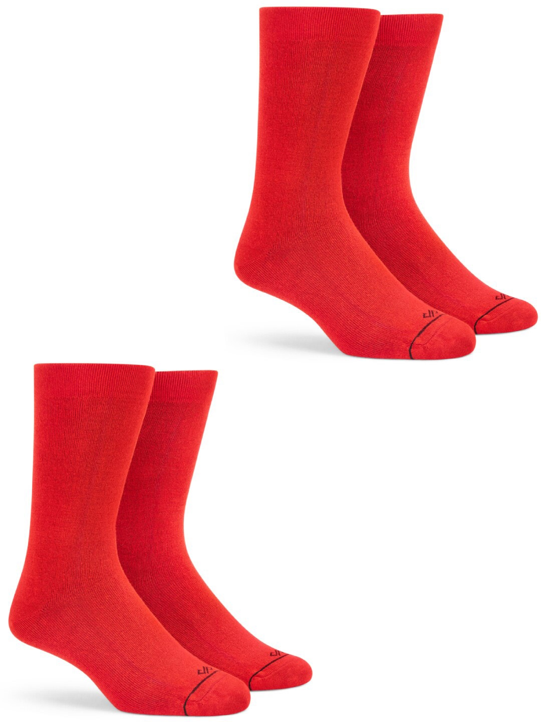 

Dynamocks Pack Of 2 Calf Length Bamboo Socks, Red
