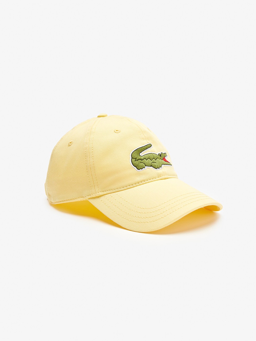 

Lacoste Men Adjustable Organic Cotton Twill Baseball Cap, Yellow