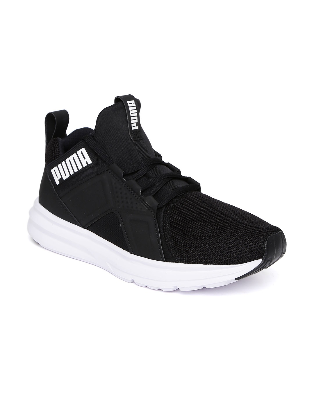 

Puma Men Black Enzo Mesh Running Shoes