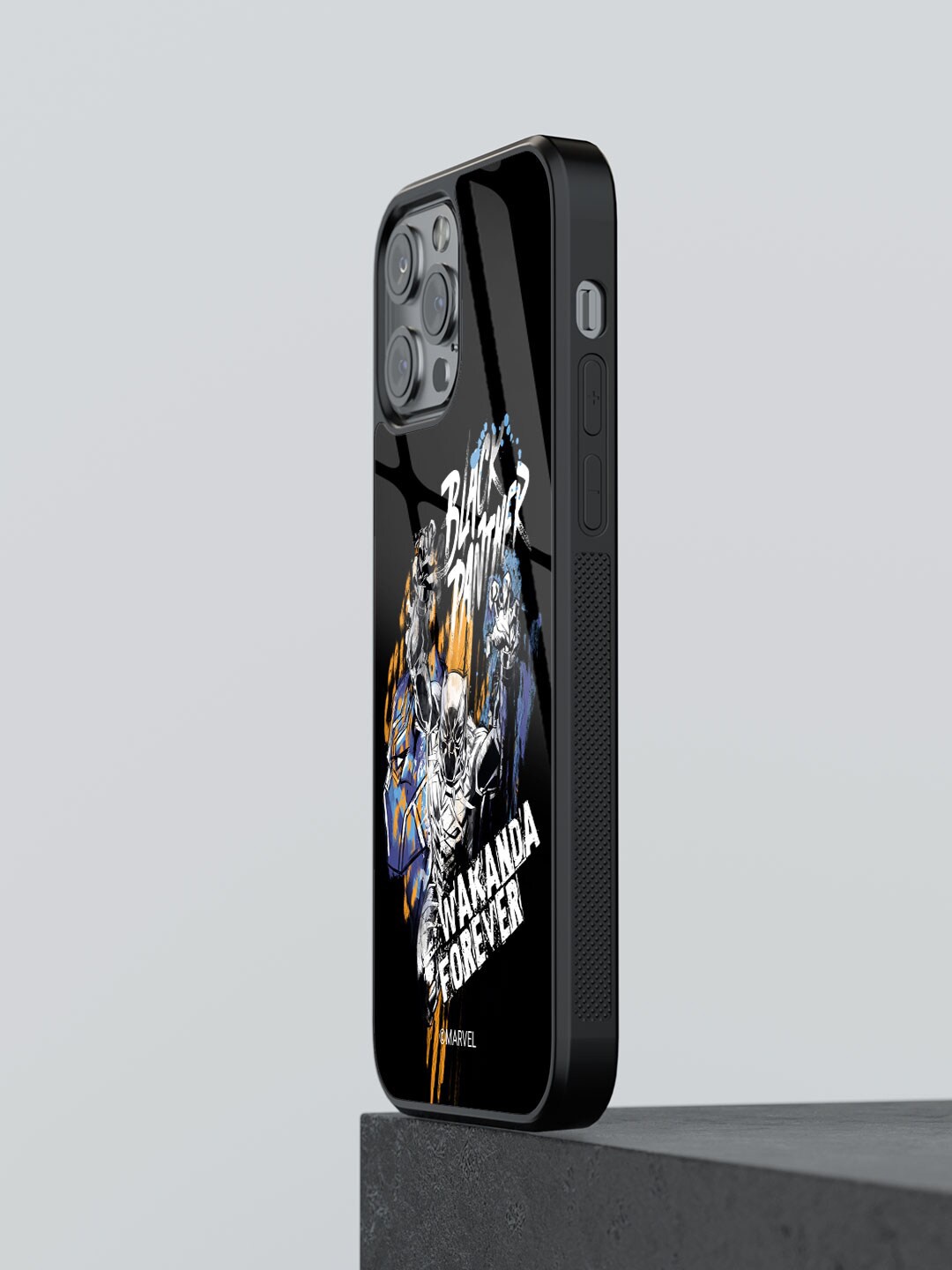 

macmerise Black Panther Sketch Design Printed iPhone 12 Pro Max Mobile Back Case