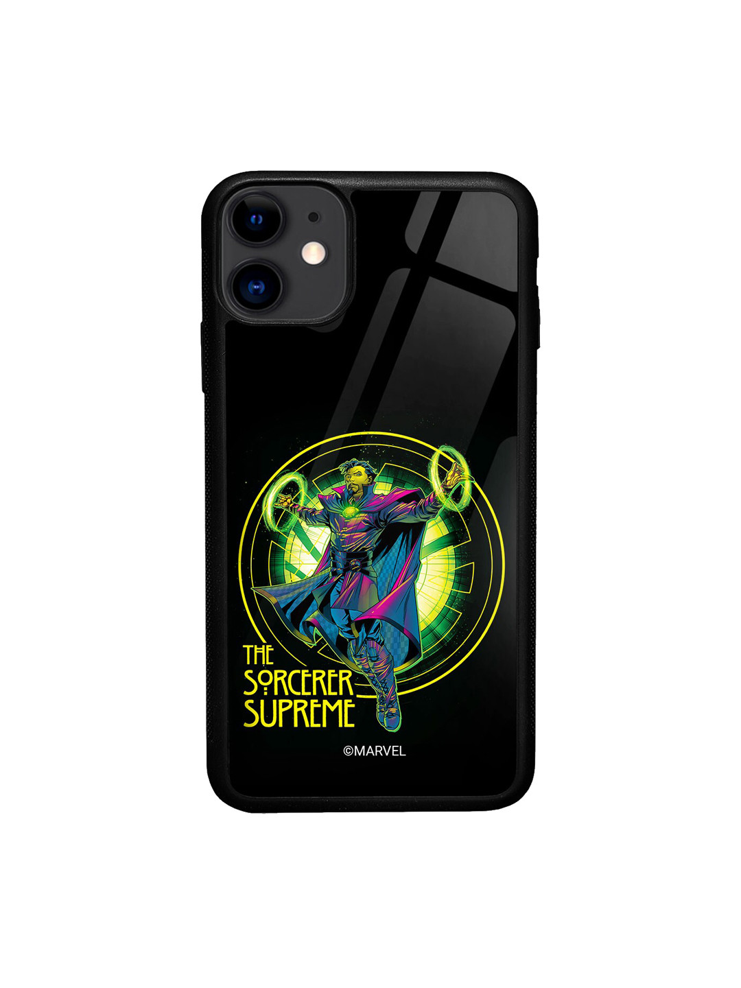 

macmerise The Sorcerer Supreme Design Printed iPhone 11 Mobile Back Case, Black
