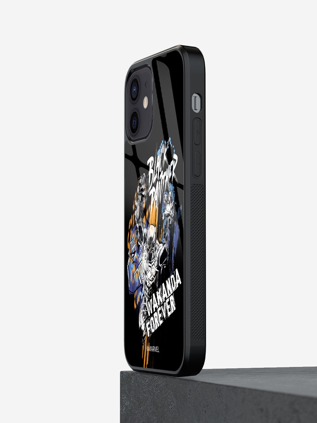 

macmerise Black Panther Sketch Design Printed iPhone 12 Mobile Back Case