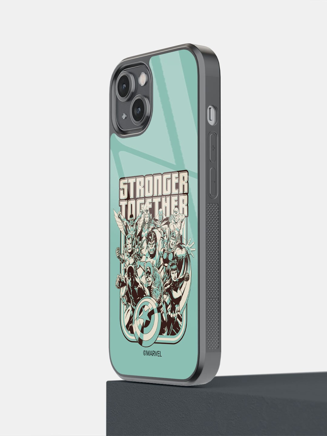 

macmerise Printed iPhone 14 Avengers Mobile Back Case, Green