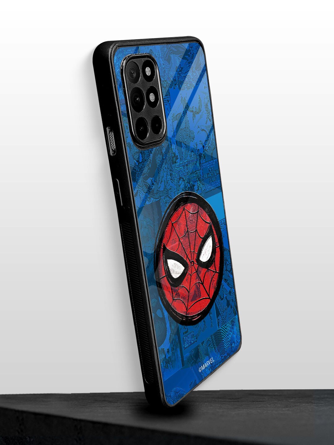 

macmerise Spidey Tingling Eyes Design Printed OnePlus 8T Mobile Back Case, Blue
