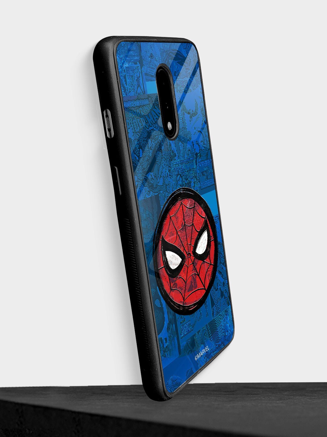 

macmerise Spidey Tingling Eyes Design Printed OnePlus 7 Mobile Back Case, Blue