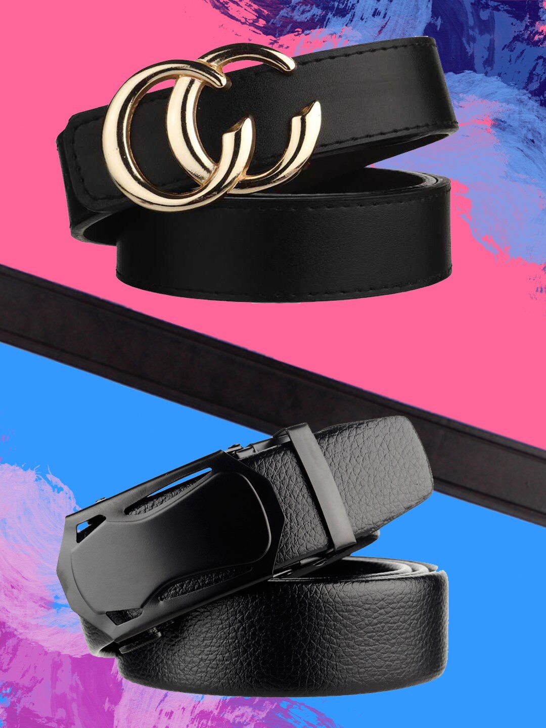 

Kastner Pack Of 2 Casual Belt, Black