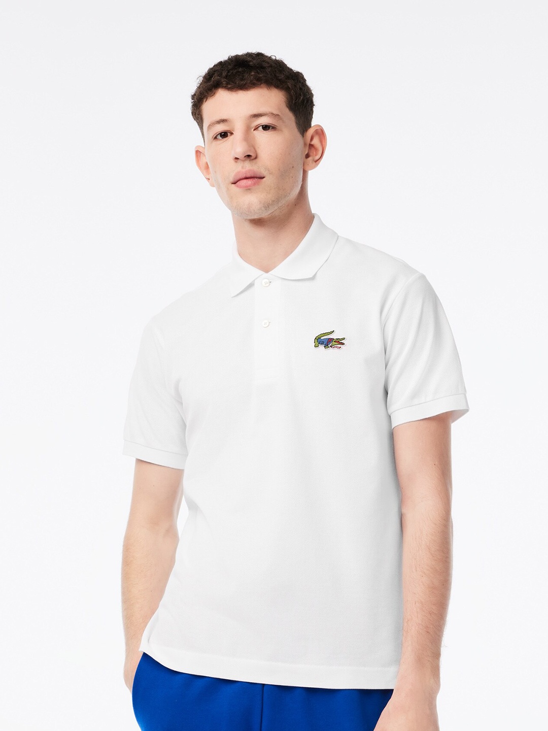 

Lacoste Polo Collar Pure Cotton Casual T-shirt, White