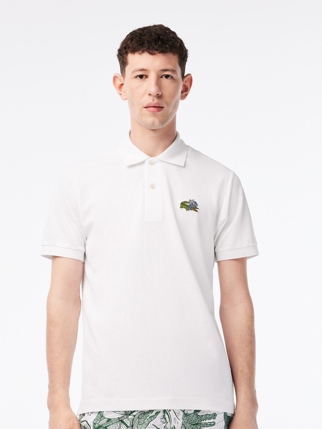 

Lacoste Polo Collar Pure Cotton Casual T-shirt, White