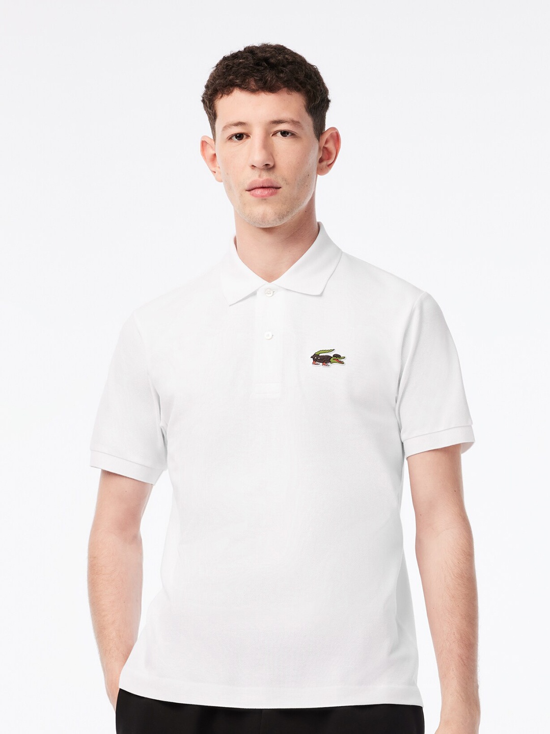 

Lacoste Netfix Polo Collar Pure Cotton T-shirt, White