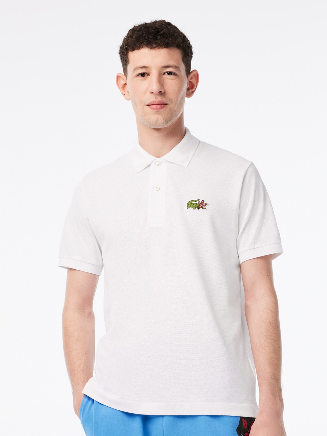 

Lacoste Polo Collar Pure Cotton Casual T-shirt, White