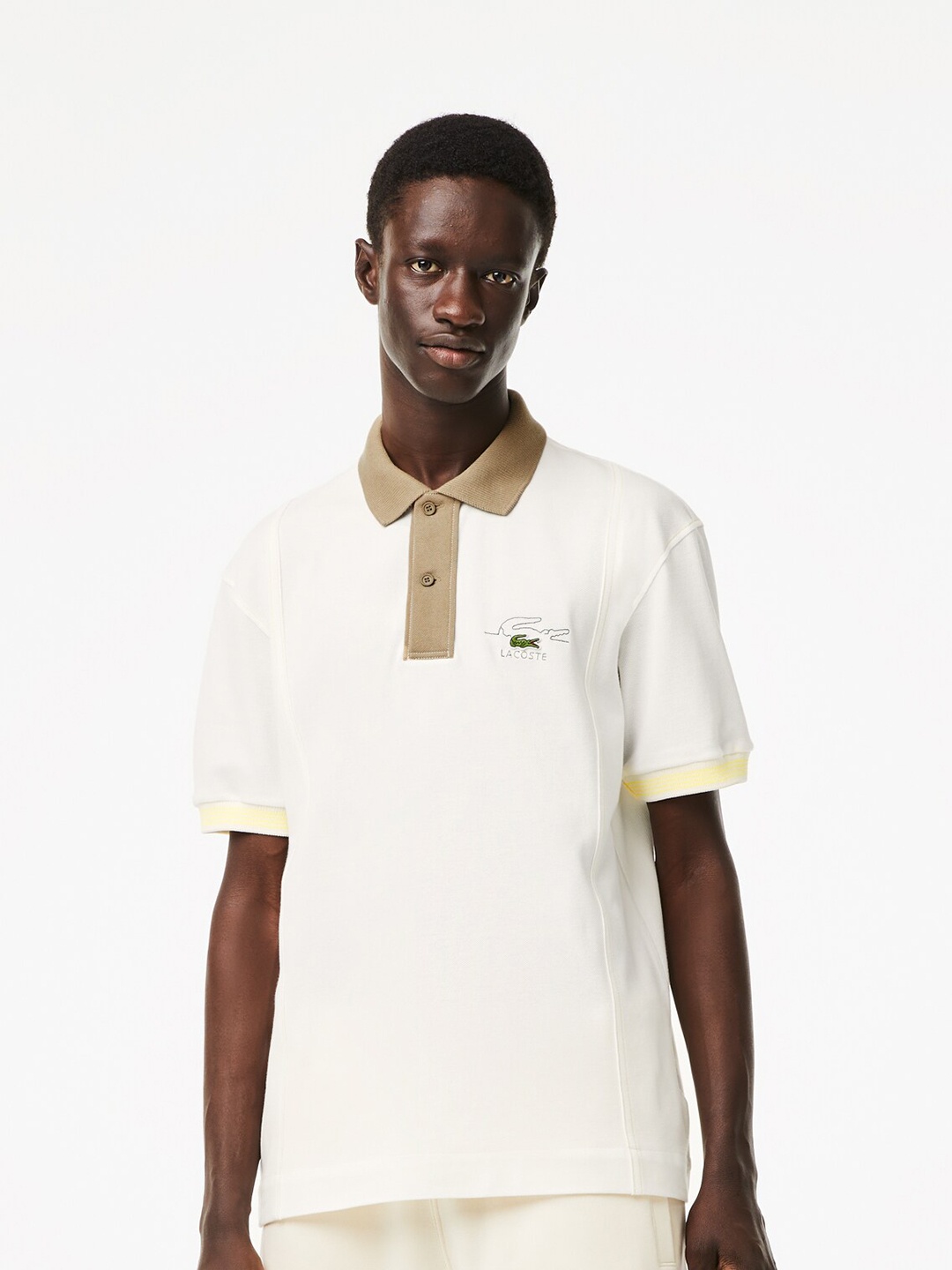 

Lacoste Polo Collar Pure Cotton T-shirt, White