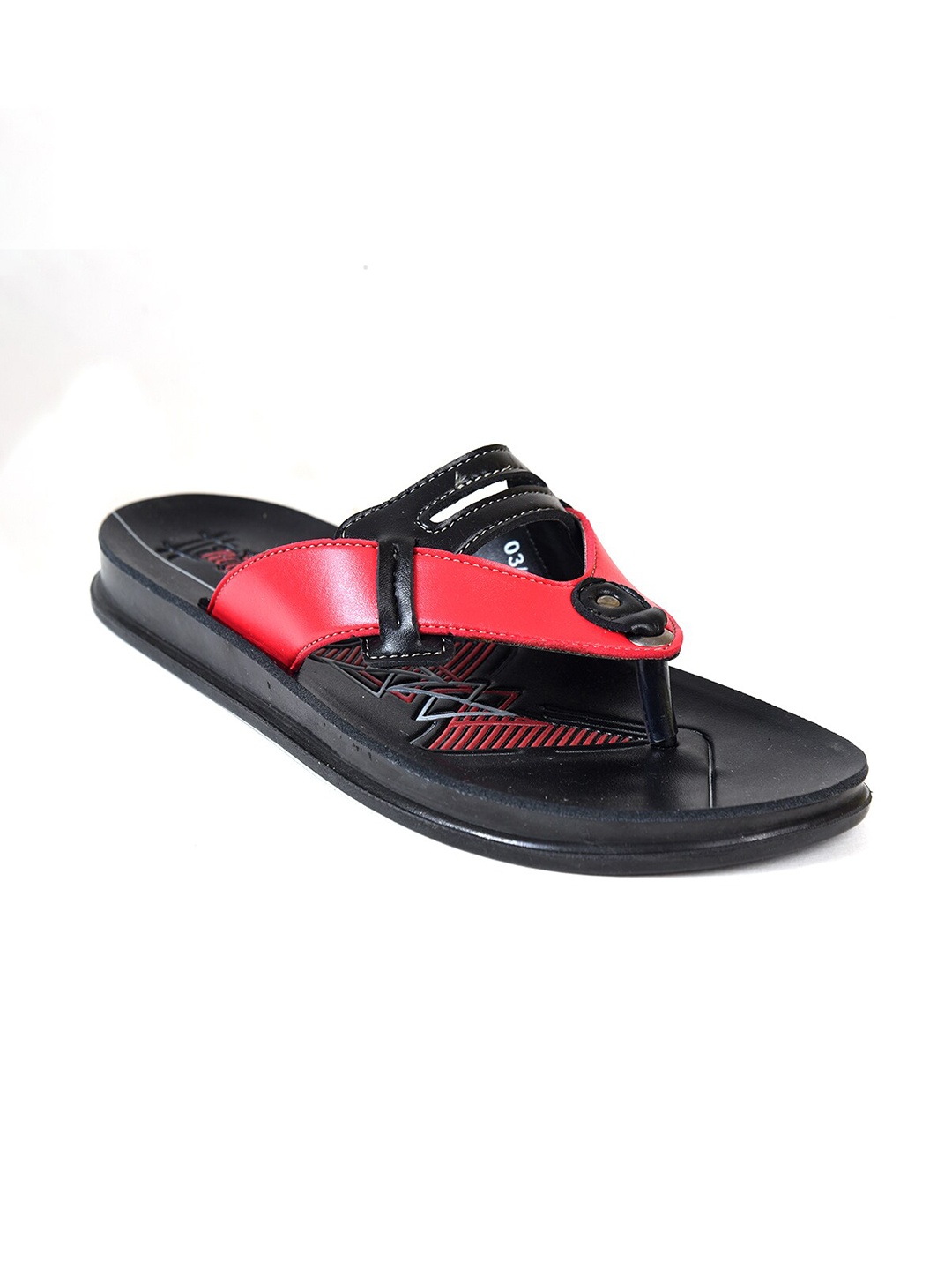 

Ajanta Men Colourblocked Comfort Sandals, Black