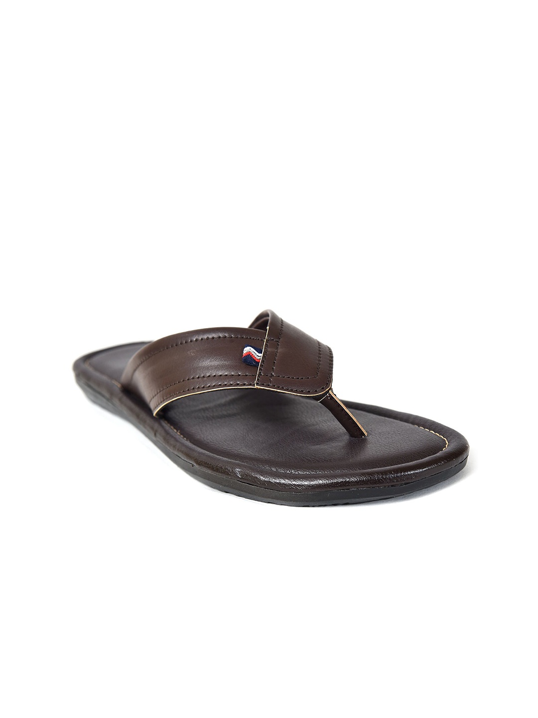 

Ajanta Men Textured Comfort Sandals, Brown