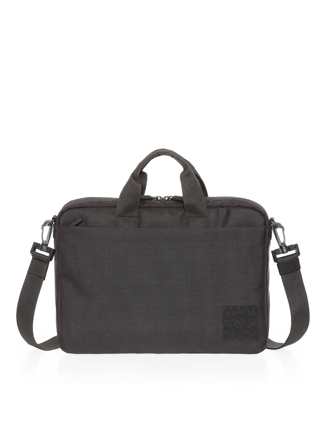

MANDARINA DUCK Men Textured Fabric Medium Laptop Bag, Black